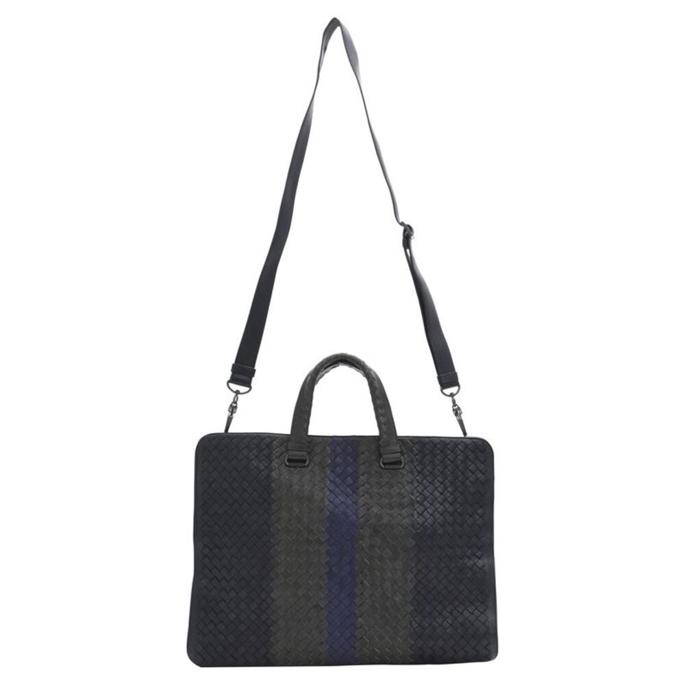Bottega Veneta Intrecciato Briefcase in Multicolor Leather